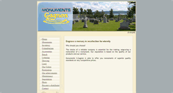 Desktop Screenshot of monumentsgagnon.com