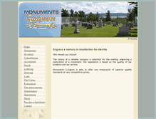 Tablet Screenshot of monumentsgagnon.com